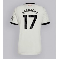 Pánský Fotbalový dres Manchester United Alejandro Garnacho #17 2024-25 Třetí Krátký Rukáv